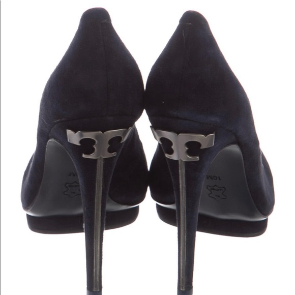 Tory Burch Suede Heels size 10 - Picture 1 of 6